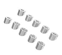 Healeved 10pezzi Ferramenta Per Ringhiere in Cavo Elemento Di Connessione Angolare in Cavo Da Acciaio Inossidabile Antiruggine Per Pali in Legno o Metallo e Applicazioni Interne Ed Esterne