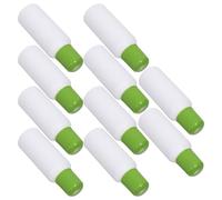 Healeved 10pezzi Fiaccone di Plastica con Punta in Spugna Contenitori per Medicinali Dispenser per Liquidi Ricaricabili da Adatti per Oli Essenziali Lozioni e Applicazioni Multiple