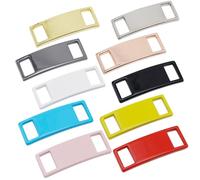 Healeved 10Pezzi Fibbie Metalliche Decorative per Scarpe Creativi per Sneakers Accessori Versatili Diverse Colorazioni