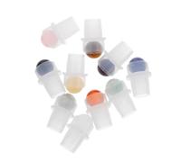 Healeved 10pezzi Rullo in Smerigliato Con Inserto Sfera Rotante Per Bottiglie Di Olio Essenziale Applicatore Sfera Per Piccole Bottiglie Di Olio Sostituzione Di Parti Superiori Per Rulli Pe