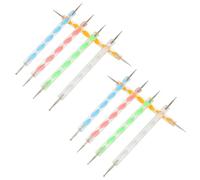 Healeved 10pezzi Strumenti per Goffratura in Argilla Polimerica Stilo Doppia estremità per Punteggiatura Strumento per Tracciare Arte in Goffratura di Strumenti per Stilo Artistico