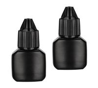 Healeved 10sets Bottiglie Ricaricabili Per Colla Per Ciglia Set Da Contenitori Vuoti Portatili Con Tappi Per Conservazione Per Casa e Viaggi Design e Antileakage