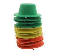 Healeved 12 Pezzi Accessori Chioma Bambina Cappello Mini Top Hat con Clip a Becco D'anatra, Set Creativo per Halloween e Feste a Tema Western