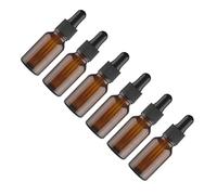 Healeved 12 Pezzi Bottigliette in Vetro Marrone Con Contagocce Per Liquida, Vuote Per Profumo, Per Viaggi e Kit Da Viaggio