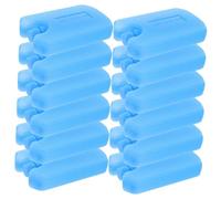 Healeved 12 Pezzi Contenitore Refrigerante per Ghiaccio con Cristalli Raffreddanti Accessorio per Ventola da Campeggio per attività all Aperto e Campeggio