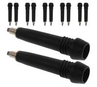 Healeved 12 Pezzi Sostituzione Punte Bastone Da Passeggio Consigli Escursionistici Universali Consigli Sull'attrezzatura Da Passeggio Per L'attrezzatura Da Arrampicata Black