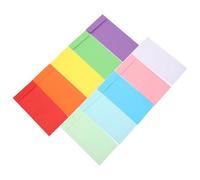 Healeved 120 Buste per Contanti Autoadesive in Carta Formato 67X35 Pollici Set Multicolore per Risparmio Budget Mance Assegni e Organizzazione Quotidiana