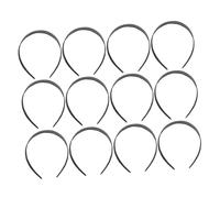 Healeved 12pezzi Fasce Per Capelli in Plastica Rigida Larga Per Donna e Ragazza Denti Per Decorare Ciondoli in Paillettes Nastri e Corde