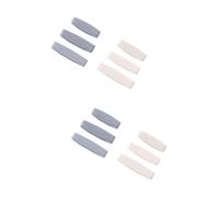 Healeved 12pezzi Kit Spremi Dentifricio Manuale Grigi e Per Ottimizzare Tubetti Di Dentifricio e Cosmetici Accessori Per Bagno Pratici e Funzionali