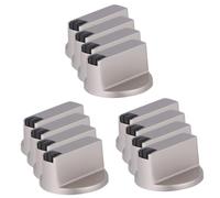 Healeved 12pezzi Manopole Controllo Per Cucina Pomelli Per Piano Gas Design Ergonomico e Sicuro Per Uso
