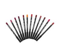 Healeved 12pezzi Matita Per Delineare Labbra Opaca Colori Matita Labbra Morbida Per Make-up Naturale e Definito Per Professionale