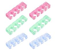 Healeved 12pezzi Separatori Per Dita Dei Piedi in Silicone Divisori Per Unghie Dei Piedi Per Manicure e Pedicure Strumento Distanziatore Flessibile Per Nail Art Per Uomini e Donne