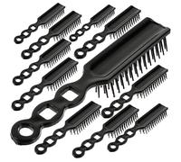 Healeved 12pezzi Spazzole Per Capelli in Manico Lungo Pettini Districanti Antistatici Di Pettini Per Capelli Da Viaggio Per Ragazza e Donne