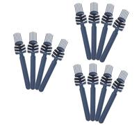 Healeved 12pezzi Strumenti Per Pulizia Spazzole e Pettini Rimuovi e Sporco Con Comodità Utensile Leggero e Resistente Per Saloni e Uso Domestico Facile Da Pulire e Maneggiare