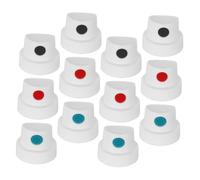 Healeved 12pezzi Ugelli Spray di Precisione per Vernice Spray Tappi per Bombolette Controllo Accurato di Portatili per Artisti di Graffiti