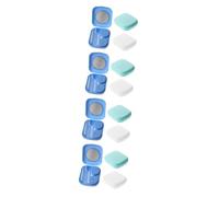 Healeved 12sets Portacontatti Compatte Con Specchio e Pinzette Organizer Per Lenti Contatto Per Viaggi e Attività Outdoor Pratiche e Leggere
