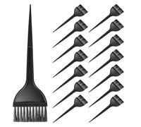 Healeved 15 pezzi di pennelli per tinture per con manici, applicatori per tinture per, set di pennelli per parrucchieri per evidenziare, tingere, usare in casa e in salone