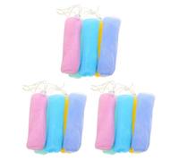 Healeved 15pezzi Sacchetti Per Sapone Esfoliante Rete Per Sapone Con Corda Per Bagno Per Secca e Rugosa Colori Random Perfetta Per Cosmetici