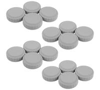 Healeved 16 Pezzi Copri Ruote Valigia in Silicone Anti-scivolo e Anti-vibrazione per Ruote da 5-6cm, Protezione Silenziosa e Stabile per Viaggi e Ambienti Sensibili al Rumore