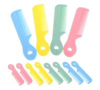 Healeved 16 pezzi di pettinini per neonati con punta rotonda colorata, per la cura del cuoio capelluto sensibile, per la cameretta dei neonati, per bambine e bambini.