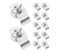 Healeved 16 Set Di Clip Di Montaggio Per Lavello A Caduta Clip Per Lavello In Resina Epossidica Da Cucina Morsetti Di