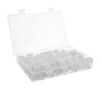 Healeved 160 Pezzi Coperture Protettive Esagonali in Gomma Bianca per Dadi e Bulloni Cappucci Terminali per Filettature Set Protezione per Viti in Ferramenta Mobili e Tubazioni