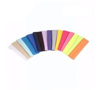 Healeved 16pezzi Fasce Elastiche Per Da Donna Di Colori Misti Per Sport Yoga Trucco e Doccia Comode e Traspiranti Accessori Per Allenamento e Della Bellezza