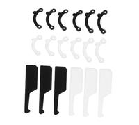 Healeved 18pezzi Inserti Invisibili Per Modellare Naso Clip Sollevamento Naso Leggera e Strumento Correttore Per Sollevare e Raddrizzare Ponte Nasale Di Formatori Per Bellezza Nasale s Nero