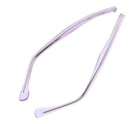 Healeved 1paio Braccia Di Ricambio Per Occhiali Metallo Stanghette Resistente e Comode Adatte Per Occhiali Da Sole e Ottici Design Ergonomico Per Maggiore Comfort Trasparente
