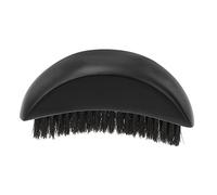 Healeved 1pezzi Beard Brush for Men Curved Beard Types Skin-friendly with Boar Bristles Compact Grooming Tool and Travel