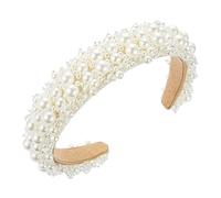 Healeved 1pezzi Cerchietto Per Capelli Da Sposa Perle Barocche Copricapo Per Donna Accessorio Per Abiti Da Sposa Per Feste e Cerimonie