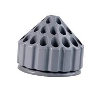 Healeved 1pezzi Pratico Contenitore Rotante Per Testine Da Forare Scatola Di Stoccaggio Per Accessori Da Manicure Spazi