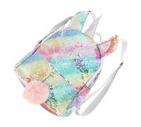 Healeved 1pezzi Zaino Unicorn Paillettes Per Bambine Con Elegante Design Glitterato Zaino Da Viaggio Leggero in Poliestere Con Capacità Di Stoccaggio Per Scuola Shopping e Gite