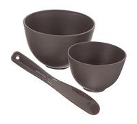 Healeved 1set Contenitori Silicone Per Scioglimento Cera Ciotola Antiaderente Per Maschere Facciali Con Per Per e Della e Facile