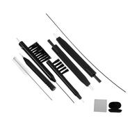 Healeved 1set Kit Di Pulizia Per Accessori Per Audizione Con Spazzole Panno e Cacciavite Per Manutenzione e Pratica