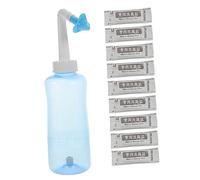 Healeved 1set Naso Pulitore Manuale Per Lavaggi Nasali Da Bottiglia Bustine Di Isotonico Per Igiene Nasale e Comoda Per La Quotidiana Della Cavità Nasale