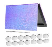 Healeved 1set Palette Ombretti Con e Scraper Organizer Per Makeup Con Capacità Per e Professionisti Del Settore Cosmetico