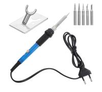 Healeved 1set Saldatore Elettrico Regolabile con Punte Versatili e Riscaldamento Rapido Kit Saldatura Professionale per Elettronica Utensili Saldanti Portatili con Temperatura Stabile
