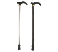 Healeved 2 bastoni da passeggio telescopici per anziani, uomini e donne - Altezza regolabile con base antiscivolo - Stampella in lega di alluminio per assistenza nelle attività all'aperto