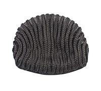 Healeved 2 Pezzi Calotte Parrucche Nere Elastiche Rete per Cucitura Cuffie per Realizzare Parrucche Intrecciate Morbide e Traspiranti