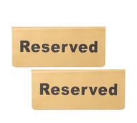 Healeved 2 Pezzi Cartelli Di Riserva Cartello Per Sedia Riservata Per Matrimonio Cartello Rustico Per Posti A Sedere Riservati Cartelli Per Sedia Riservata Per Sala Conferenze Per