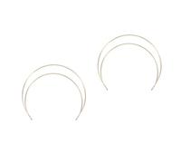 Healeved 2 Pezzi Cerchietto Corona Dea per Donna, Fascia Oro in Ottone