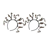Healeved 2 Pezzi Cerchietto Serpente Halloween in Pvc e Plastica Design Unico, Fascia per Chioma Adatta a Diverse Acconciature e Forme della Testa per Feste e Carnevale