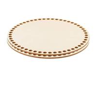 Healeved 2 Pezzi Cesto Legna in Legno di Resistente e Liscio per Cesta Legna e Cesta Legno Fondo per Borsa Intrecciata Pratico e Economico per Fai da Te