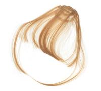Healeved 2 Pezzi Clip Frangia Extension Sintetici Frangetta Invisibile per Feste e Compatibile con Tutti Tipi Volto