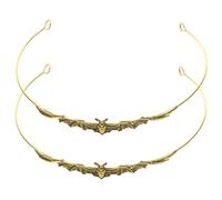 Healeved 2 Pezzi Coroa per Halloween Accessorio e Decorativo per Feste Carnevali e Cosplay Design Chic con per Donne