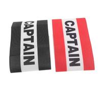 Healeved 2 Pezzi Fascia da Capitano di Calcio Regolabile in Nylon Resistente per Adulti, Fascia Elastica da Calcio Facile da Indossare per Gare e Partite in Campo