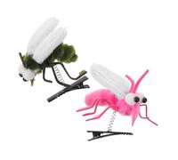 Healeved 2 Pezzi Fermaglio per Capelli Divertente Forma di Zanzara Cartoon Accessorio Originale e Leggero per Feste e Uso Quotidiano