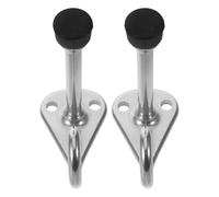 Healeved 2 Pezzi Fermaporta per Porte in Acciaio Inossidabile con Gancio Resistente per Impieghi Gravosi, Blocco Sicuro e Accessori Completi per Barche e Ponti Esterni