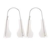 Healeved 2 pezzi Kit Clip Sollevatore Naso in Silicone Premium Correttore Forma Ponte per Rimodellare e Sollevare Dispositivo Dimagrante e Modella Nasale Indolore Adatto Naso Pendulo e